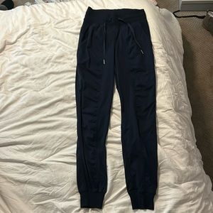 navy lulu joggers